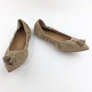 Brand NEW J. Crew flats, Tan, Size 9/12